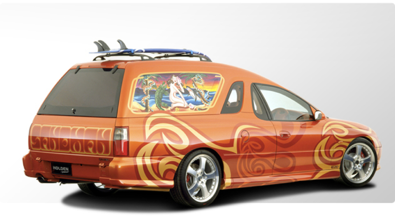 Illustration for article titled The Triple Eight Sandman Is An Ass-Hauling Australian 'Panel Van'
